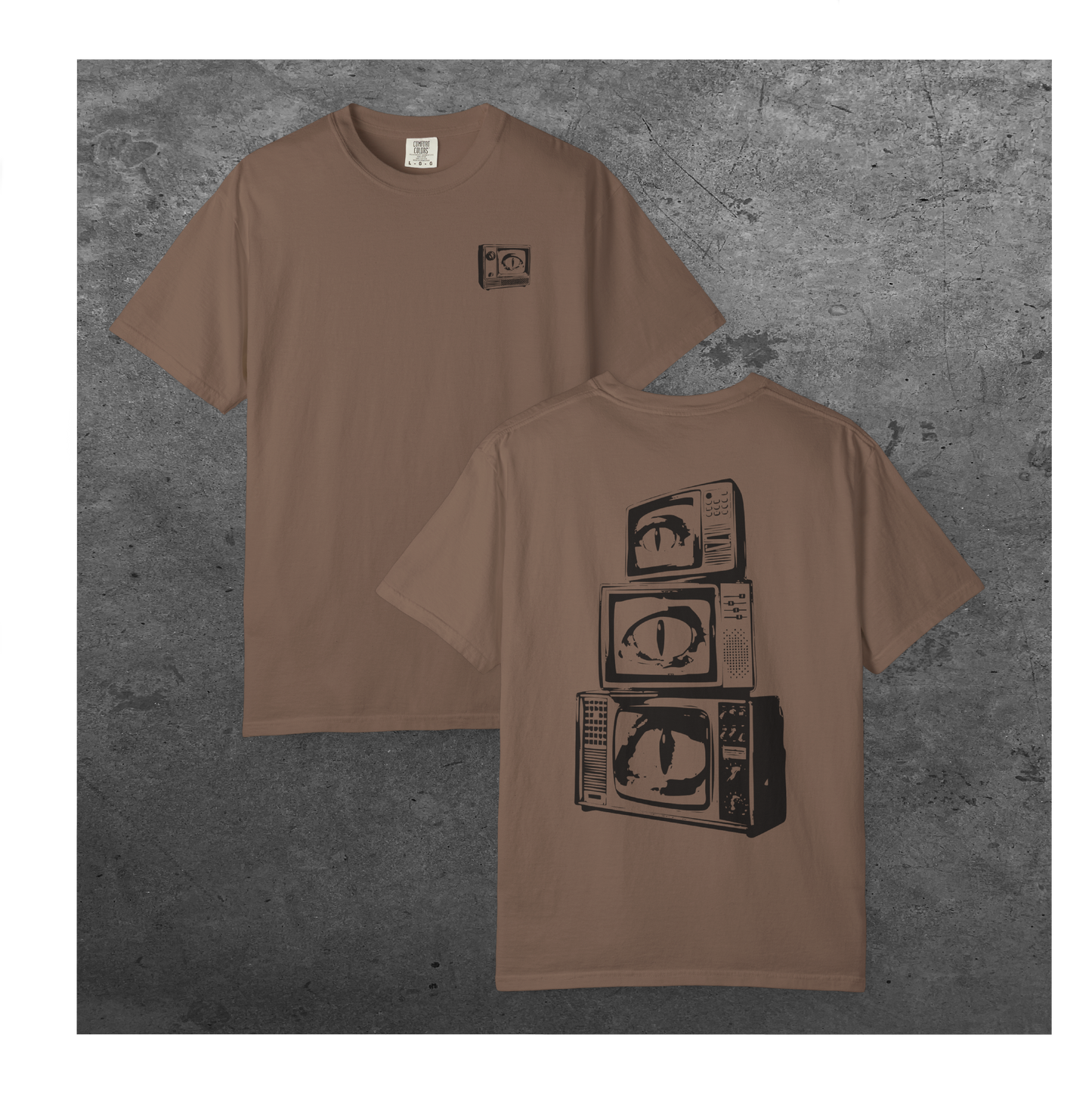 Stacked Screens Graphic Tee | Comfort Colors Unisex