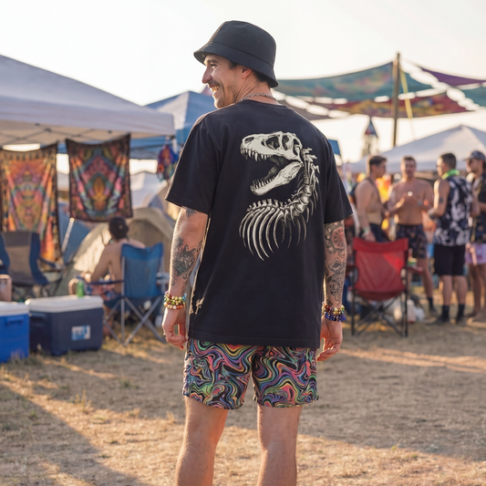 T-Rex Skeleton | Bass Theory | Comfort Colors Unisex