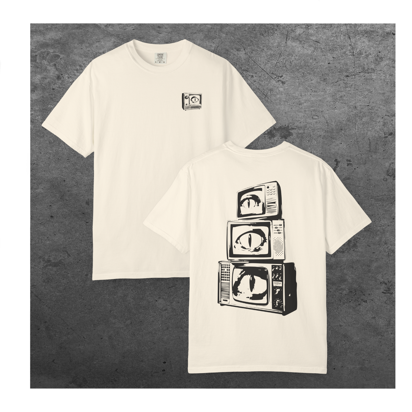 Stacked Screens Graphic Tee | Comfort Colors Unisex